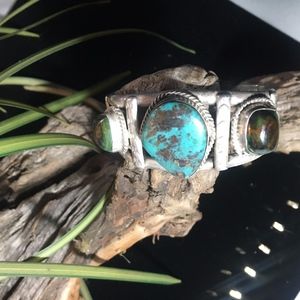 Vintage Turquoise Cuff Bracelet #10A